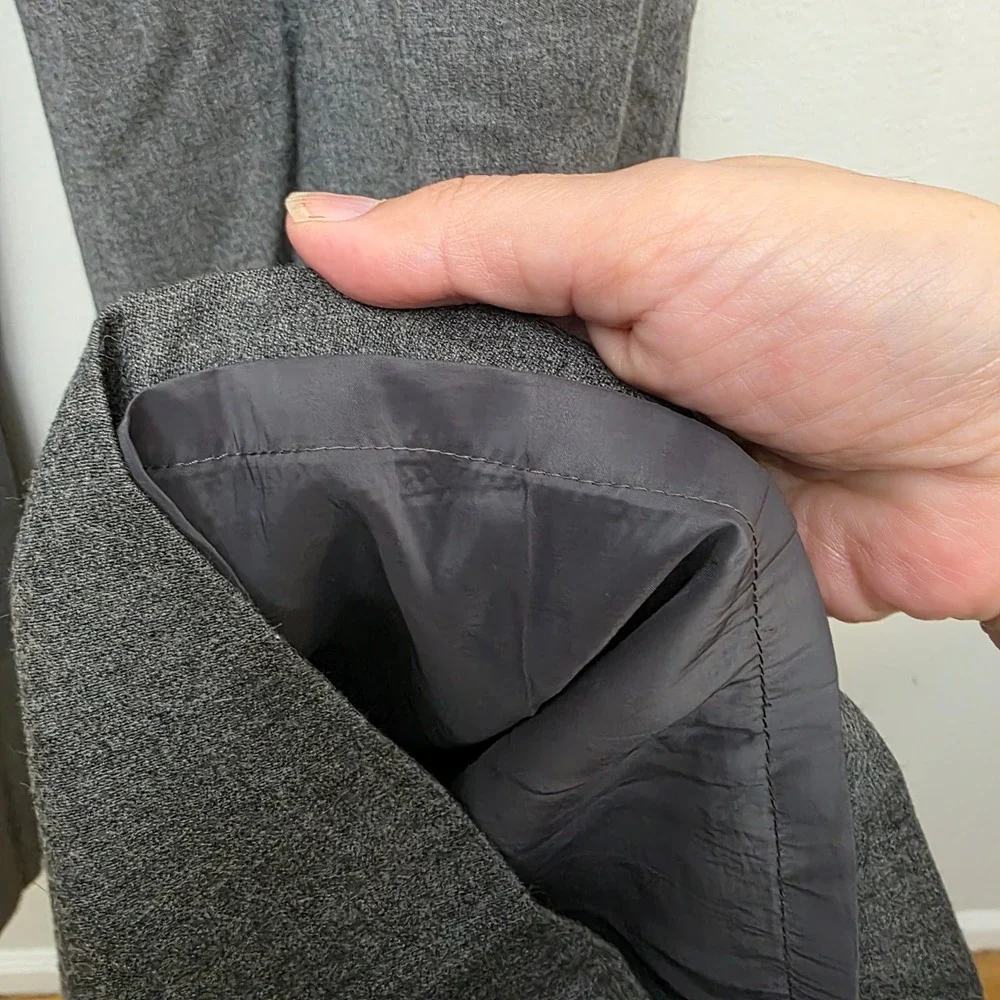 Talbots‎ Heritage Gray Wool Career Dress Pants Trousers Size 10 - Picture 4 of 8